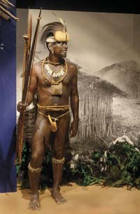 Figur av mann fra baktastammen på Papua Ny Guine